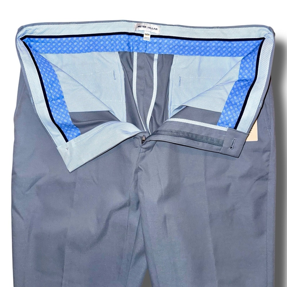 New‎ PETER MILLAR Pants 36x34 Raleigh Crown Sport Performance Trousers MSRP $158 - Picture 2 of 5